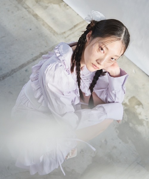 PAIN(ペイン)の「ギャザーミニスカート【セットアップ対応】(スカート・レディース・チェック/パープル/ホワイト・FREE)」の11枚目の写真