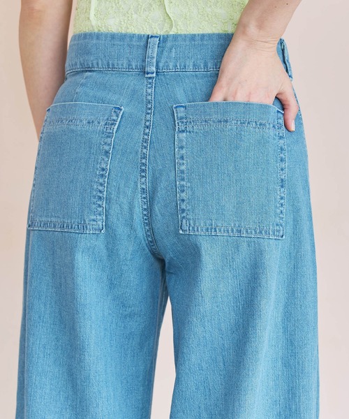 セール】SOMETHING SUMMER COOL 涼しいワイドベーカーデニム