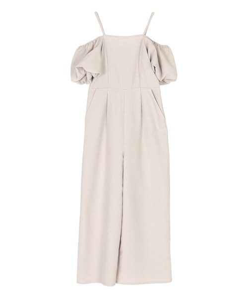 WE'RTHY パフスリーブ オールインワン WE'RTHY パフスリーブ オールインワン WE'RTHY パフスリーブ