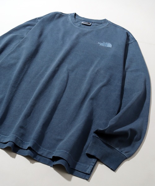 THE NORTH FACE(ザノースフェイス)の「【THE NORTH FACE/ザノースフェイス】DYEING L/S R TEE/ダイイング ロングスリーブ レギュラーTシャツ(Tシャツ/カットソー・メンズ・グレー/ブルー・M/L/XL/S)」の6枚目の写真