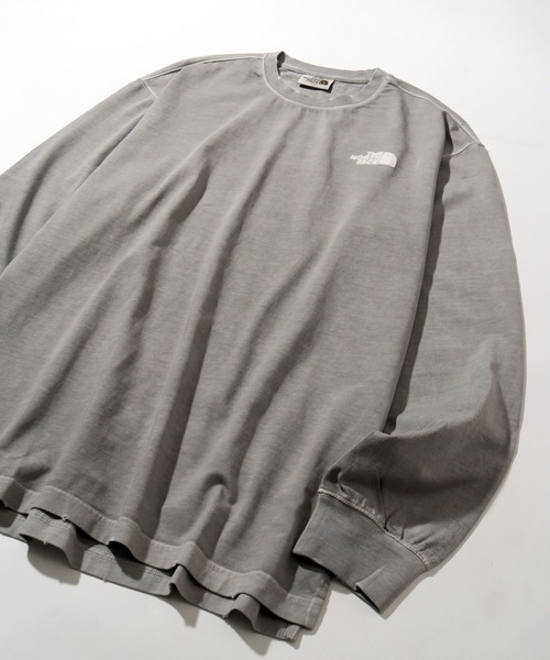 THE NORTH FACE(ザノースフェイス)の「【THE NORTH FACE/ザノースフェイス】DYEING L/S R TEE/ダイイング ロングスリーブ レギュラーTシャツ(Tシャツ/カットソー・メンズ・グレー/ブルー・M/L/XL/S)」の5枚目の写真