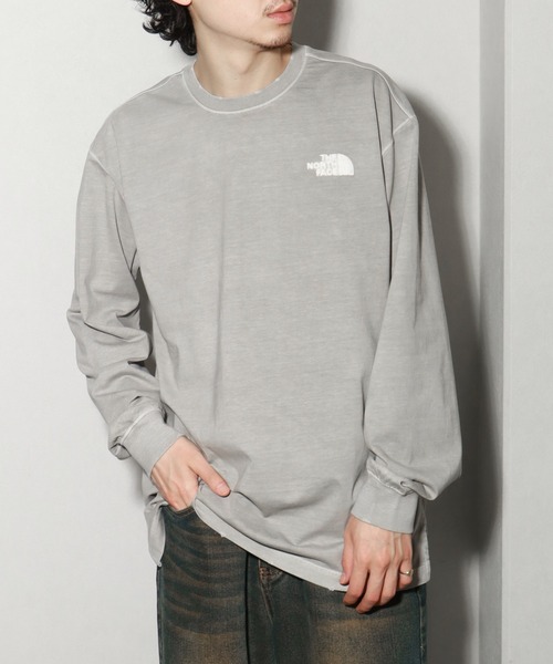 [ノースフェイス]DYEING 長袖 ラウンド Tシャツ★新作・24AW★ ノースフェイス]DYEING 長袖 ラウンド Tシャツ☆新作・24AW☆
