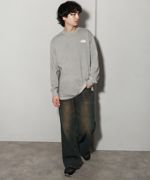 THE NORTH FACE(ザノースフェイス)の「【THE NORTH FACE/ザノースフェイス】DYEING L/S R TEE/ダイイング ロングスリーブ レギュラーTシャツ(Tシャツ/カットソー・メンズ・グレー/ブルー・M/L/XL/S)」の20枚目の写真