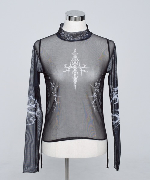 レフレム トップス REFLEM/レフレム』タトゥーシアースキントップス（Tシャツ