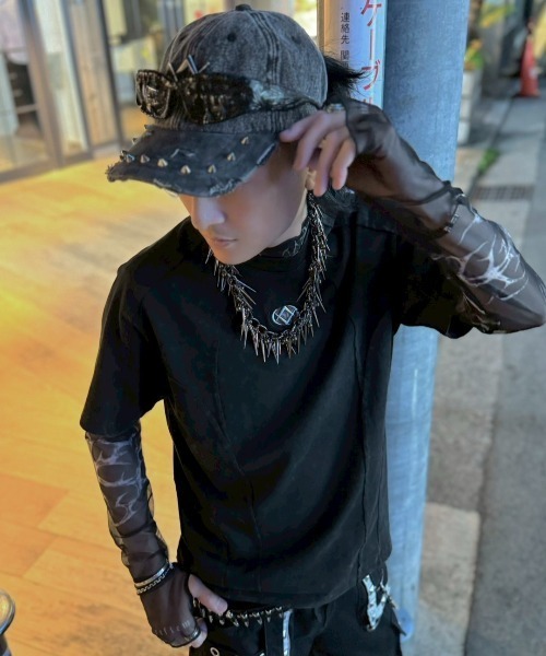 REFLEM/レフレム』タトゥーシアースキントップス（Tシャツ