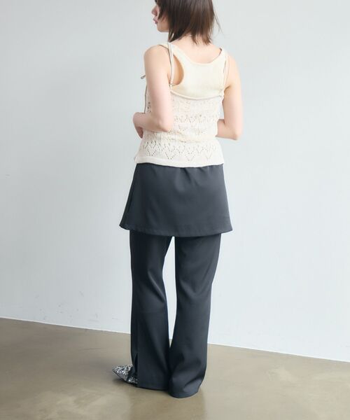 kivi(キヴィ)の「pattern bustier(キャミソール・レディース・レッド/ブラック/ナチュラル・FREE)」の5枚目の写真