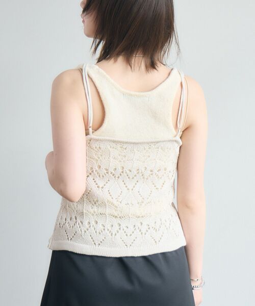 kivi(キヴィ)の「pattern bustier(キャミソール・レディース・レッド/ブラック/ナチュラル・FREE)」の10枚目の写真