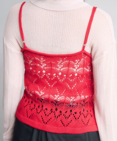 kivi(キヴィ)の「pattern bustier(キャミソール・レディース・レッド/ブラック/ナチュラル・FREE)」の16枚目の写真