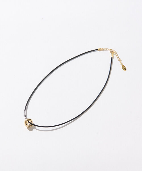 RIVE DROITE（リヴドロワ）の「【存在感が光る】リングモチーフコードネックレス（ネックレス・レディース・ブラウン/ブラック・FREE）」の12枚目の写真