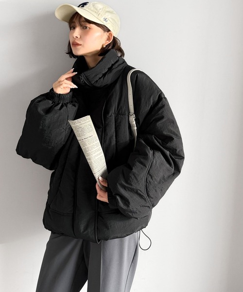 クラシカルエルフ（Classical Elf）/【2025AW新作】防寒もお洒落も叶える。スタンドカラーモンスターダウンジャケット（オーバーサイズ） セール】防寒もお洒落も叶える。スタンドカラーモンスターダウン