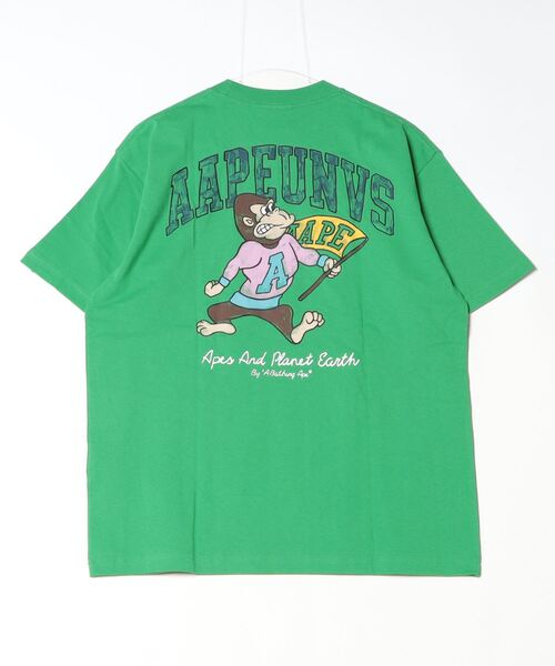 AAPE BY A BATHING APE(エーエイプバイアベイシングエイプ)の「AAPE THEME MAIN TEE(Tシャツ/カットソー・メンズ・アイボリー/ブラック/ダークグリーン・XX-LARGE/X-LARGE/LARGE/MEDIUM/SMALL)」の16枚目の写真