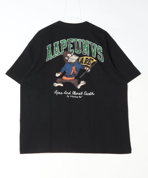 AAPE BY A BATHING APE(エーエイプバイアベイシングエイプ)の「AAPE THEME MAIN TEE(Tシャツ/カットソー・メンズ・アイボリー/ブラック/ダークグリーン・XX-LARGE/X-LARGE/LARGE/MEDIUM/SMALL)」の17枚目の写真