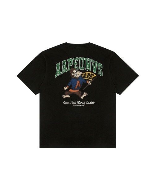 AAPE BY A BATHING APE(エーエイプバイアベイシングエイプ)の「AAPE THEME MAIN TEE(Tシャツ/カットソー・メンズ・アイボリー/ブラック/ダークグリーン・XX-LARGE/X-LARGE/LARGE/MEDIUM/SMALL)」の8枚目の写真