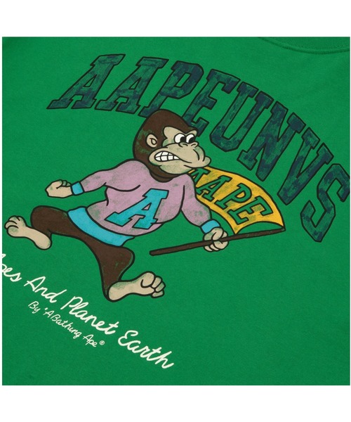 AAPE BY A BATHING APE(エーエイプバイアベイシングエイプ)の「AAPE THEME MAIN TEE(Tシャツ/カットソー・メンズ・アイボリー/ブラック/ダークグリーン・XX-LARGE/X-LARGE/LARGE/MEDIUM/SMALL)」の15枚目の写真