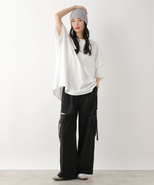 Heather（ヘザー）の「ラメニットワッチ　459305（ニットキャップ/ビーニー・レディース・ベージュ/グレー・ONE SIZE）」の18枚目の写真
