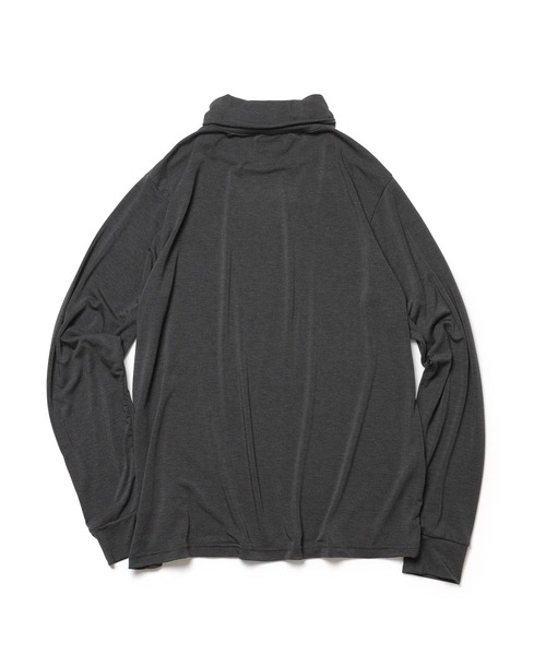 MR.OLIVE（ミスターオリーブ）の「WARM SPANDEX / INNER TURTLE SHIRT（Tシャツ/カットソー・メンズ・チャコールグレー/ブラック/ブラウン・MEDIUM/LARGE）」の8枚目の写真
