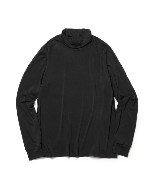 MR.OLIVE（ミスターオリーブ）の「WARM SPANDEX / INNER TURTLE SHIRT（Tシャツ/カットソー・メンズ・チャコールグレー/ブラック/ブラウン・MEDIUM/LARGE）」の7枚目の写真
