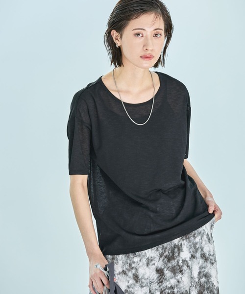 セール】スラブシアー半袖T / 289662（Tシャツ/カットソー