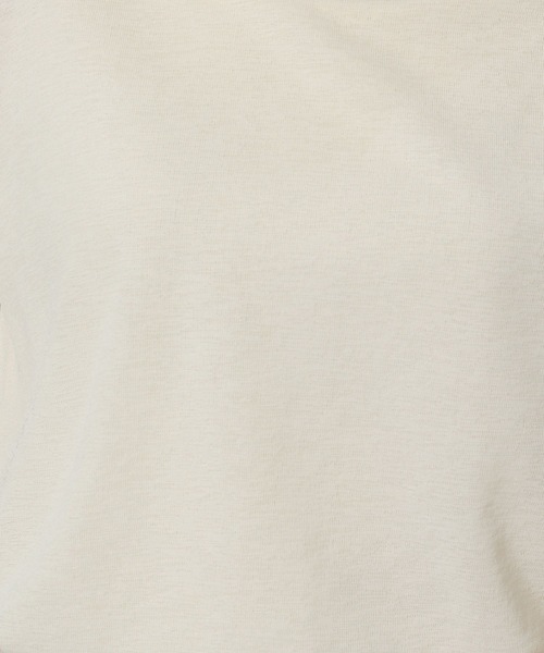 LAKOLE（ラコレ）の「スラブシアー半袖T / 289662（Tシャツ/カットソー・レディース・チャコール/ブラウン/ブラック/オフホワイト/イエロー・FREE）」の7枚目の写真