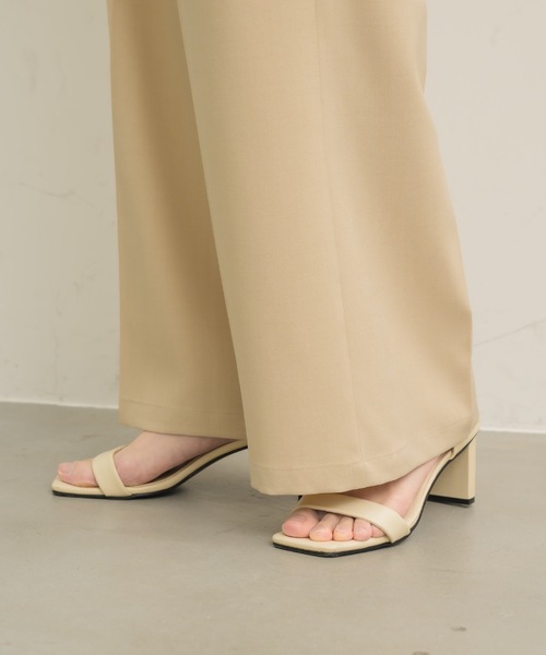 NEUNA(ヌナ)の「大人気のパンツがバージョンアップして登場!2タックパンツ(スラックス・レディース・アイボリー/ブラック/チャコールグレー・SMALL/MEDIUM/LARGE)」の22枚目の写真