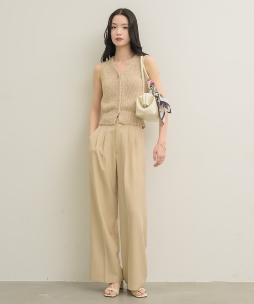 大人気のパンツがバージョンアップして登場！2タックパンツ