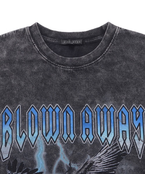 Revo.(レボ)の「グランジ フェード加工 ロック グラフィックプリント オーバーサイズ 半袖Tシャツ(Tシャツ/カットソー・メンズ・グレー/ブラウン/ブラック/ブラック系その他2/グレー系その他/ブラック系その他・M/L)」の21枚目の写真