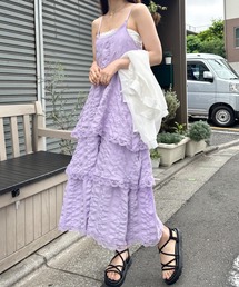 美品】Rene ルネ ワンピース ミモレ丈 ウォッシャブル
