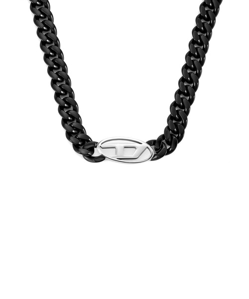 DIESEL(ディーゼル)の「ディーゼル アクセサリー メンズ ネックレス ブラック DX1610931(ネックレス・メンズ・ブラック・FREE)」の4枚目の写真