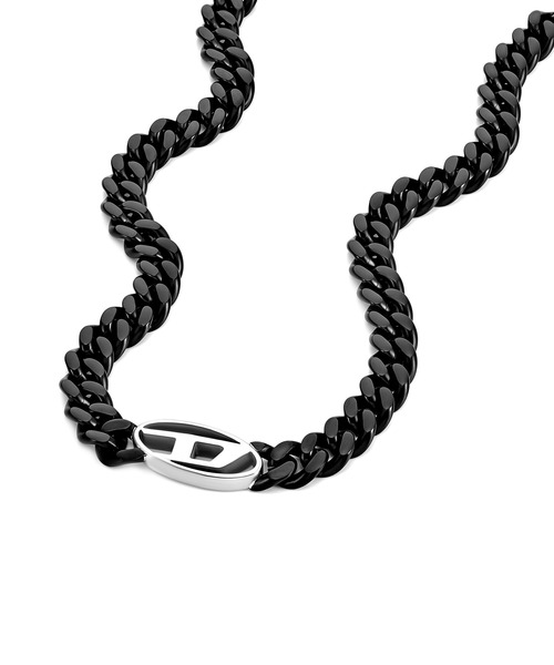 DIESEL(ディーゼル)の「ディーゼル アクセサリー メンズ ネックレス ブラック DX1610931(ネックレス・メンズ・ブラック・FREE)」の3枚目の写真