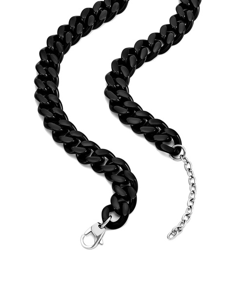 DIESEL(ディーゼル)の「ディーゼル アクセサリー メンズ ネックレス ブラック DX1610931(ネックレス・メンズ・ブラック・FREE)」の5枚目の写真