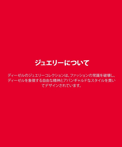 DIESEL(ディーゼル)の「ディーゼル アクセサリー メンズ ネックレス ブラック DX1610931(ネックレス・メンズ・ブラック・FREE)」の10枚目の写真