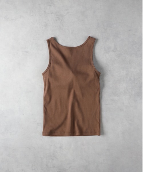 Right-on（ライトオン）の「【HONEYSUCKLE ROSE】カップ付きタンクトップ（タンクトップ・レディース・オフホワイト/ブラック/ブラウン・L/M）」の7枚目の写真