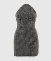 TAN（タン）の「MOHAIR ALPACA ROUND MINI DRESS（ドレス）」