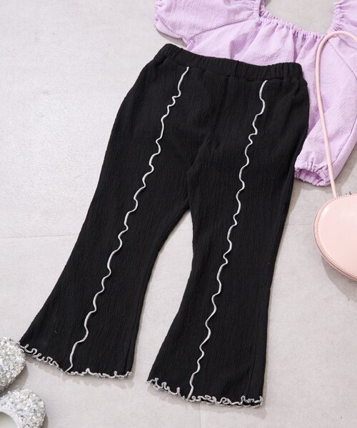 CIAOPANIC TYPY（チャオパニックティピー）の「【KIDS】メロウストレッチフレアカットパンツ（その他パンツ・キッズ・グリーン/オフホワイト/オレンジ/ブラック/グレー・MEDIUM/LARGE/XX-LARGE/SMALL/X-LARGE）」の14枚目の写真