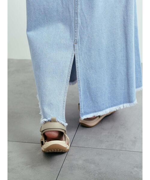 SM2(エスエムツー)の「デニム裾フリンジベイカースカート(スカート・レディース・サックスブルー/ブラック・S/M)」の22枚目の写真