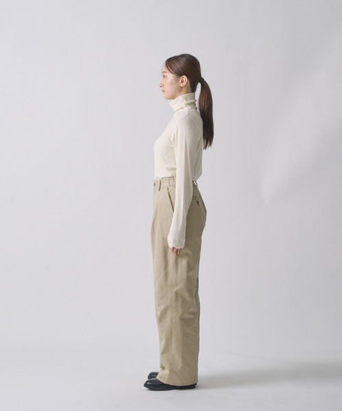 miffew（ミフュー）の「「miffew/ ミフュー」2TUCK DOWN TROUSERS（その他パンツ・レディース・ベージュ/チェック/ブラウン系1・2/1/3/4）」の14枚目の写真