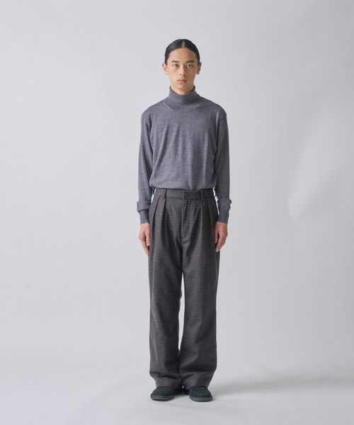 miffew（ミフュー）の「「miffew/ ミフュー」2TUCK DOWN TROUSERS（その他パンツ・レディース・ベージュ/チェック/ブラウン系1・2/1/3/4）」の17枚目の写真