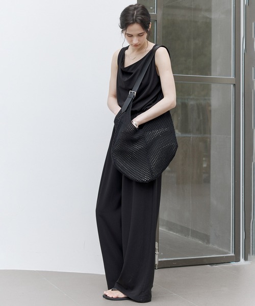 セール】【tageechita】リラックス感漂う ノースリーブ ドレープ