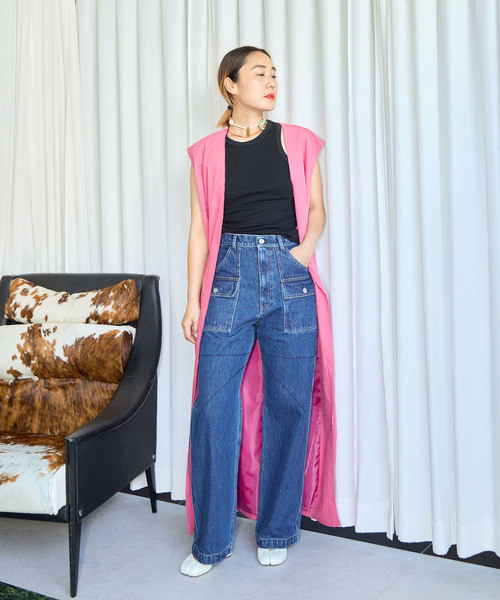 KURO（クロ）の「KURO BUSH PANTS 964112：デニムパンツ（デニムパンツ