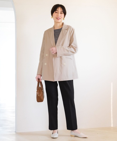 エルラコステ テーラードジャケット 麻 M ベージュ リネン 新品】LACOSTE ラコステ ジャケット テーラード 春夏 麻混