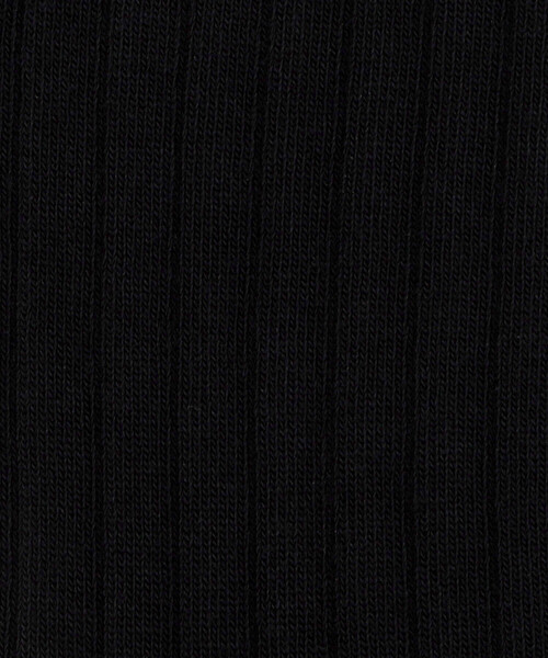 COMME CA MEN(コムサメン)の「リブ編み クルーソックス(ソックス/靴下・メンズ・ブラック・27.0cm)」の6枚目の写真