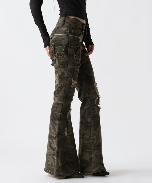 FOREVER 21(フォーエバー トゥエンティーワン)の「【2025SS】カモフラ柄フレアパンツ(その他パンツ・レディース・カモフラージュ・SMALL/MEDIUM)」の11枚目の写真