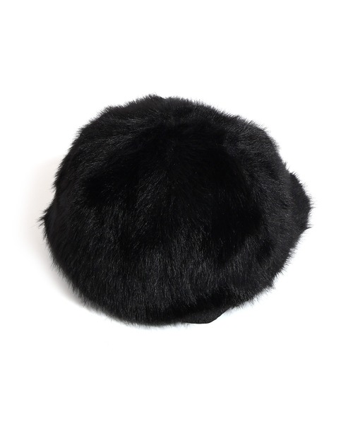 MAKE YOUR DAY（メイクユアデイ）の「ファーキャップ（キャップ・キッズ・ブラウン/ブラック/オフホワイト/グレー・L/M/S）」の5枚目の写真