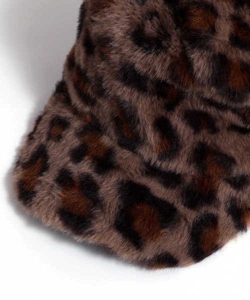 MAKE YOUR DAY（メイクユアデイ）の「ファーキャップ（キャップ・キッズ・ブラウン/ブラック/オフホワイト/グレー・L/M/S）」の6枚目の写真