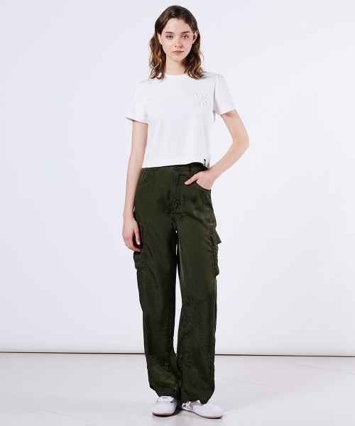 DOUBLE STANDARD CLOTHING(ダブルスタンダードクロージング)の「キュプラカーゴパンツ(カーゴパンツ・レディース・カーキ/ベージュ・36/38)」の9枚目の写真