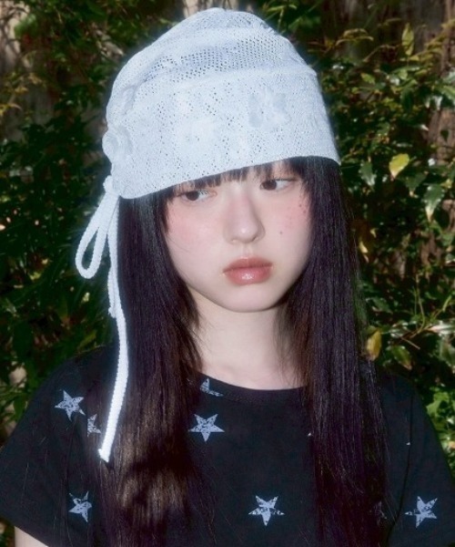 gypsohila Ribbon Knit Beanie ネイビー gypsohila Ribbon Knit Beanie ネイビー Verloop Circus Knit