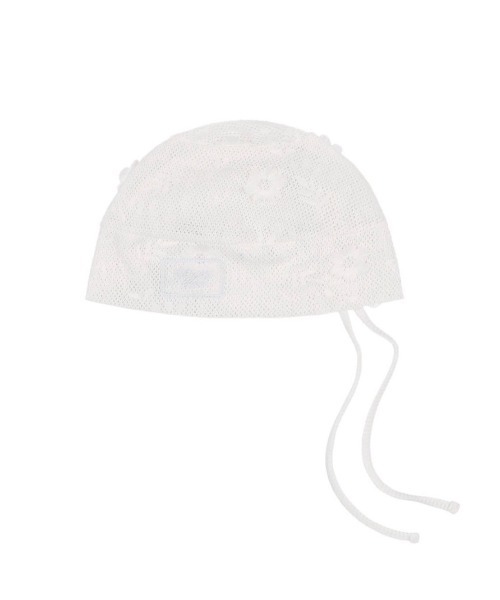 ■FANCY CLUB■ LACE RIBBON SHIRRING BEANIE (2色) FANCY CLUB】Lace Ribbon Shirring Beanie | OUR BRAND,FANCY