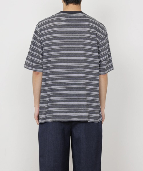 marka（マーカ）の「BORDER TEE（Tシャツ/カットソー・メンズ・ブルー/ブラウン・1/2）」の8枚目の写真