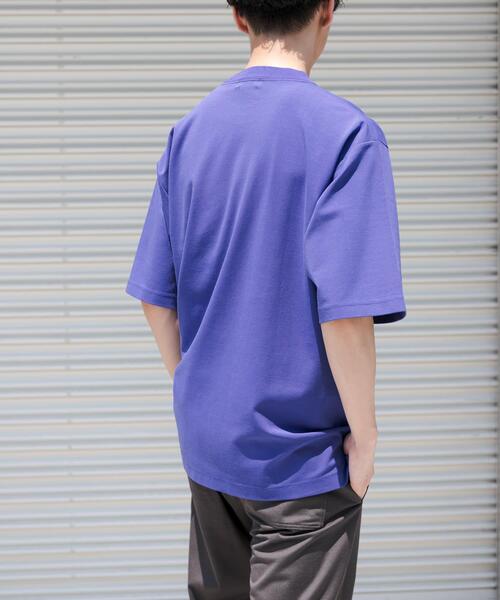 FORK&SPOON（フォークアンドスプーン）の「FORK&SPOON　ハイゲージクールTシャツ（Tシャツ/カットソー・メンズ・パープル/ブラック/オフホワイト・4/5）」の18枚目の写真