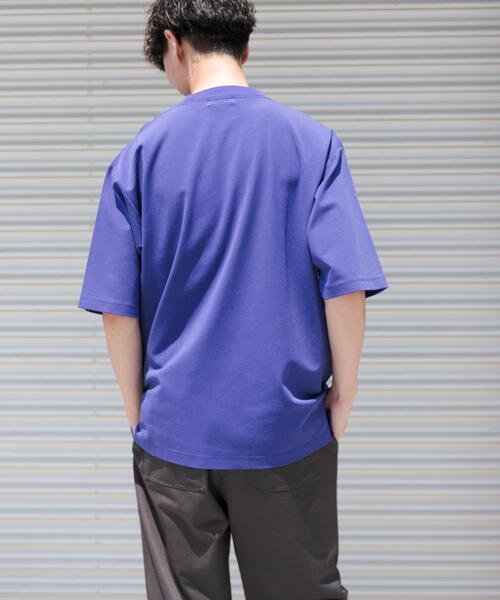 FORK&SPOON（フォークアンドスプーン）の「FORK&SPOON　ハイゲージクールTシャツ（Tシャツ/カットソー・メンズ・パープル/ブラック/オフホワイト・4/5）」の19枚目の写真